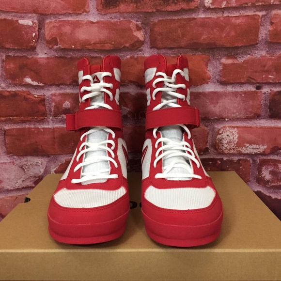 reebok red boxing boots